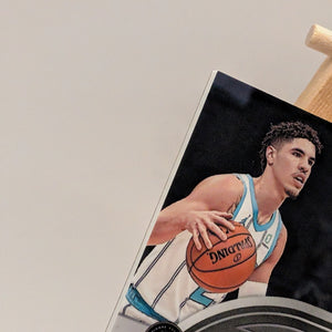 2020-21 Panini Spectra Rookie Dual Patch Auto LaMELO BALL JAMES WISEMAN /5 RC FRENLY BRICKS - Open 7 Days