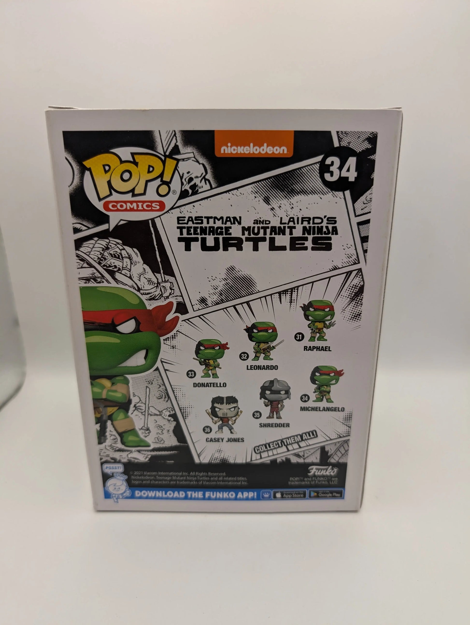 Teenage Mutant Ninja Turtles Michelangelo Comic Exclusive Pop! Vinyl #34 FRENLY BRICKS - Open 7 Days