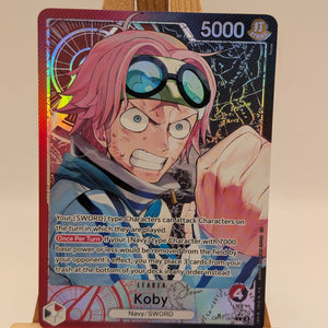 A Fist of Divine Speed #OP11-001 Koby (001) (Alternate Art) FRENLY BRICKS - Open 7 Days