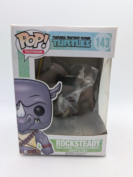 Funko POP! Animation Teenage Mutant Ninja Turtles Rocksteady #143 No Insert Mould