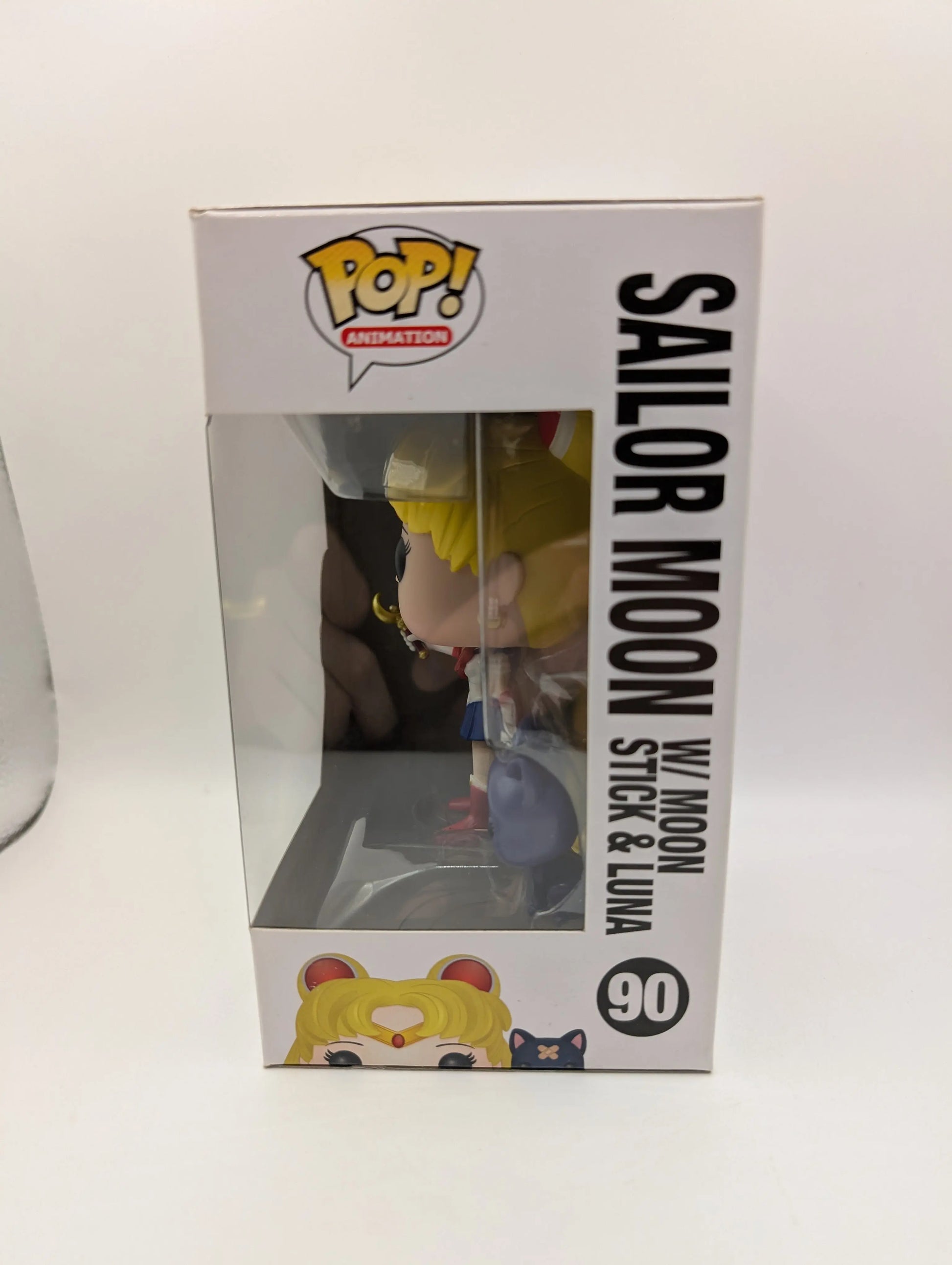 Funko Pop Sailor Moon w/ Moon Stick & Luna #90 FRENLY BRICKS - Open 7 Days