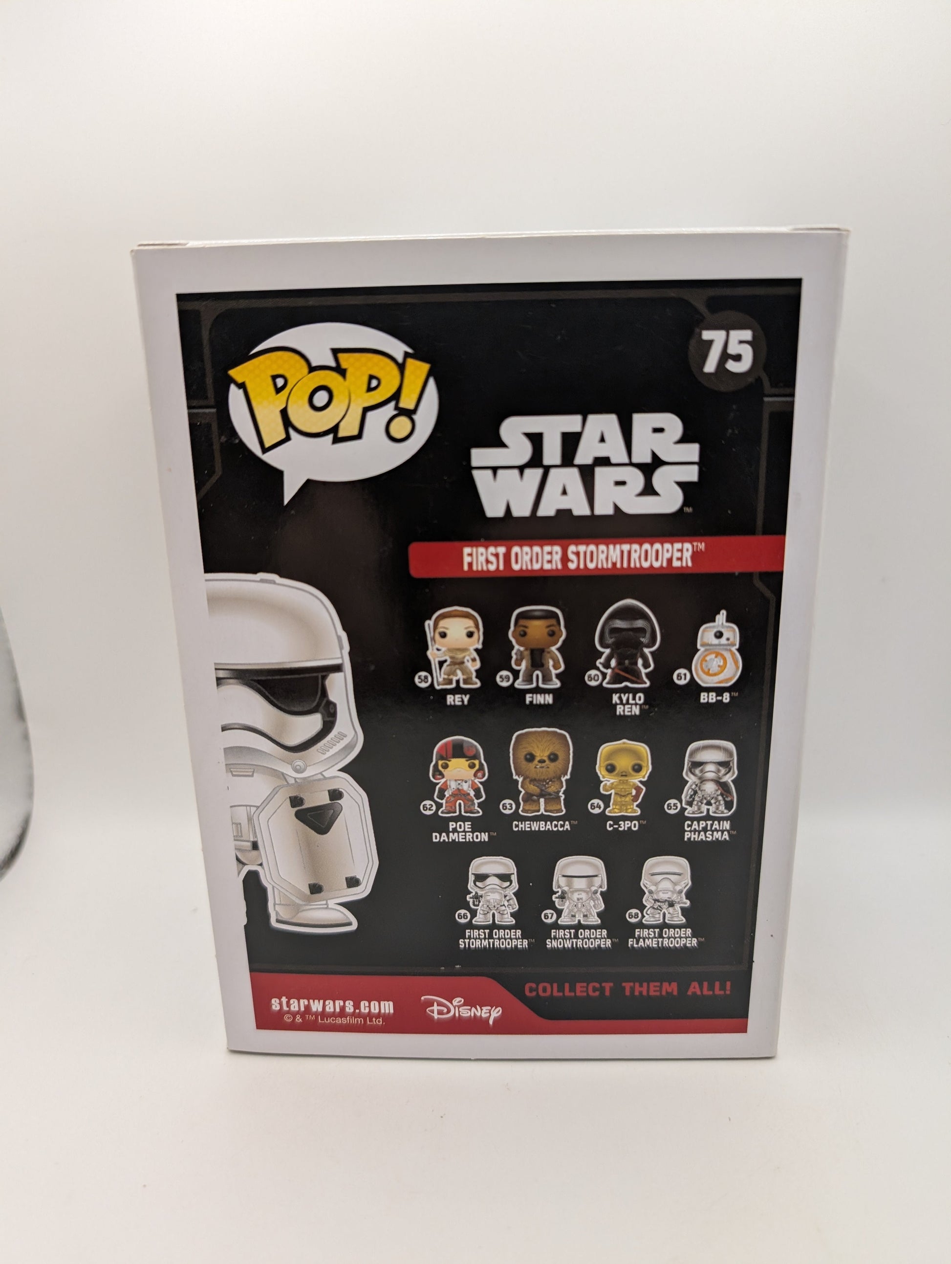 Funko Pop! First Order stormtrooper #75 Star Wars Vinyl Figure 2015 Collectable FRENLY BRICKS - Open 7 Days