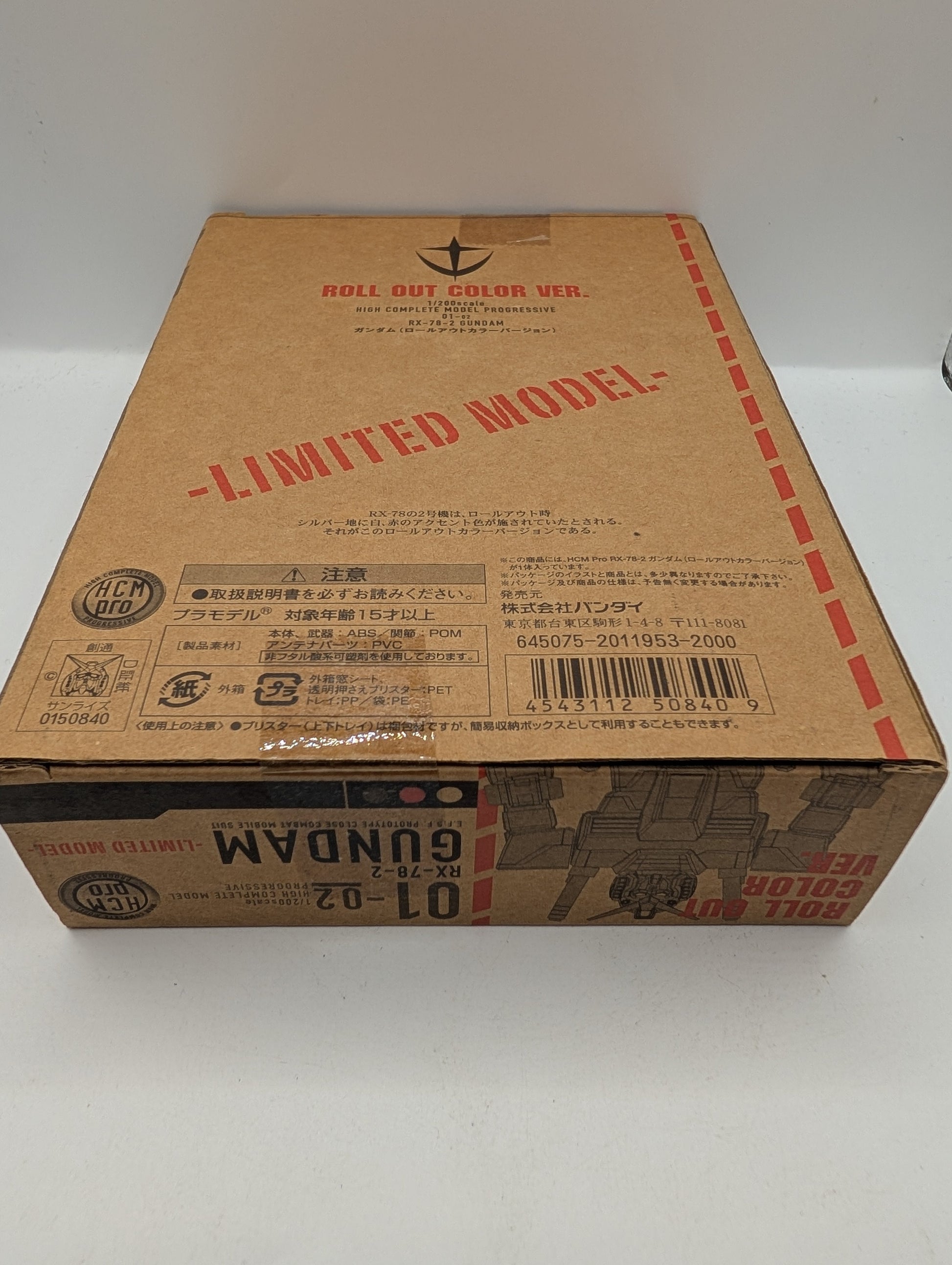 BANDAI HCM PRO LIMITED RX-78-2 GUNDAM ROLL OUT COLOR VER. FIGURE 01-02 FRENLY BRICKS - Open 7 Days
