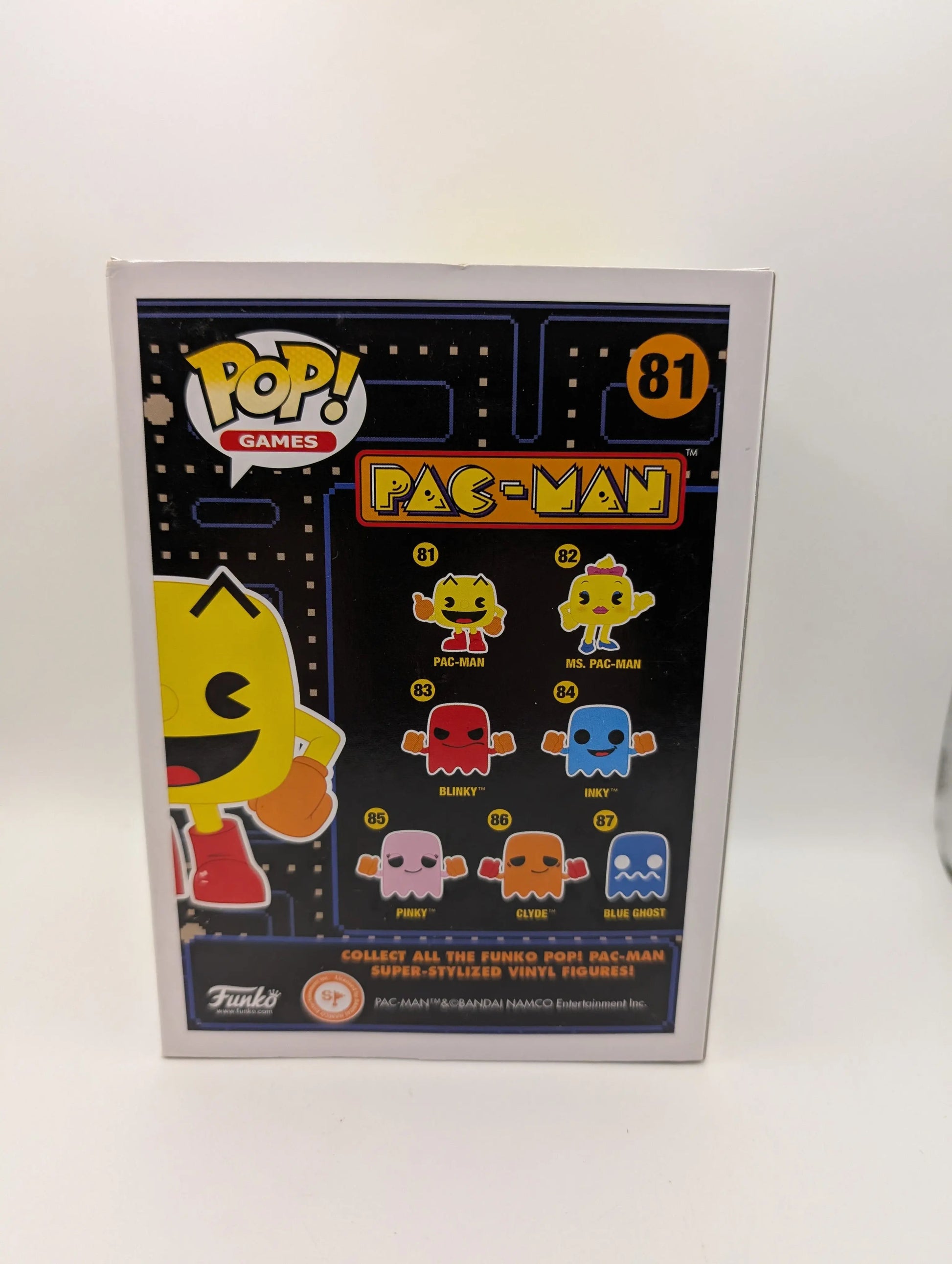 Pac Man Pop 81 - Pac-Man Funko Pop! 2016 - Vaulted FRENLY BRICKS - Open 7 Days