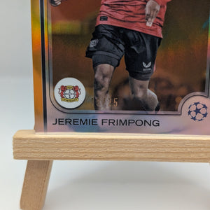 2024-25 Topps Chrome UEFA Jeremie Frimpong Orange /25 #78 FRENLY BRICKS - Open 7 Days