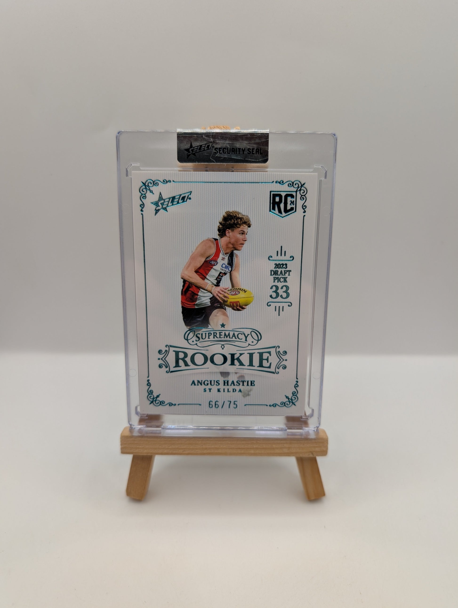 2024 AFL SELECT SUPREMACY ROOKIE ANGUS HASTIE BLUE /75  ST KILDA FRENLY BRICKS - Open 7 Days