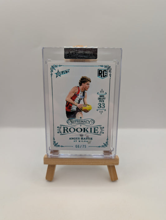 2024 AFL SELECT SUPREMACY ROOKIE ANGUS HASTIE BLUE /75  ST KILDA FRENLY BRICKS - Open 7 Days