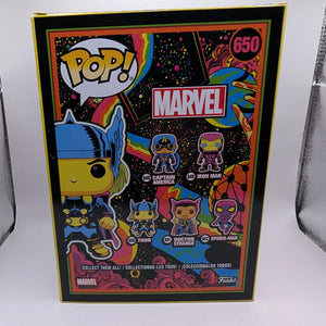 Thor Funko POP! Vinyl #650 NEW Marvel Black Light Special Edition FRENLY BRICKS - Open 7 Days
