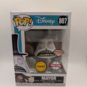 Funko Pop! The Nightmare Before Christmas: Mayor #807 Diamond Chase FRENLY BRICKS - Open 7 Days