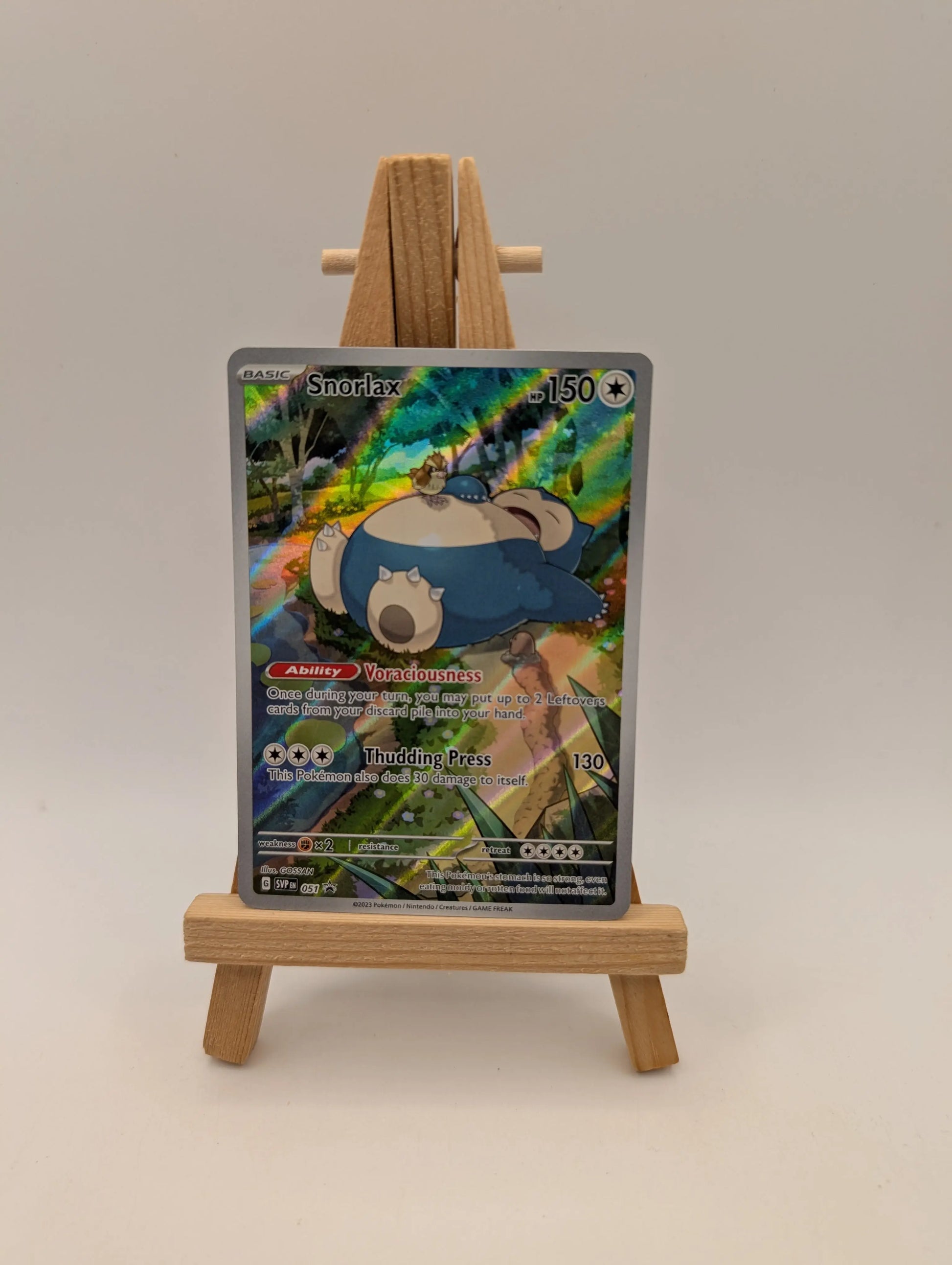 Snorlax - SVP 051 - Illustration Rare - Black Star Promo - Pokemon Card FRENLY BRICKS - Open 7 Days