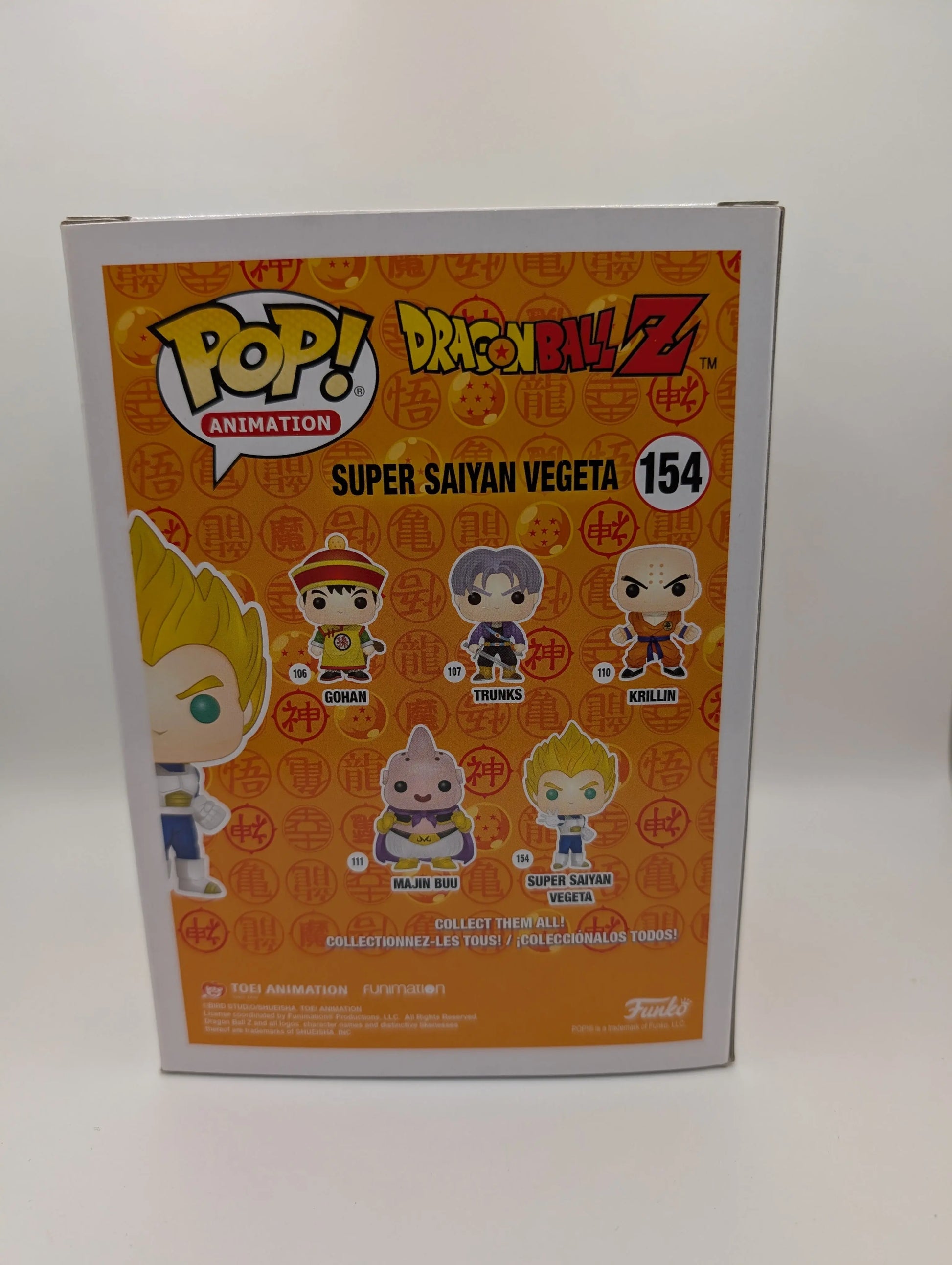 Dragon Ball Z: Super Saiyan Vegeta • Standard 154 Pop! Vinyl FRENLY BRICKS - Open 7 Days