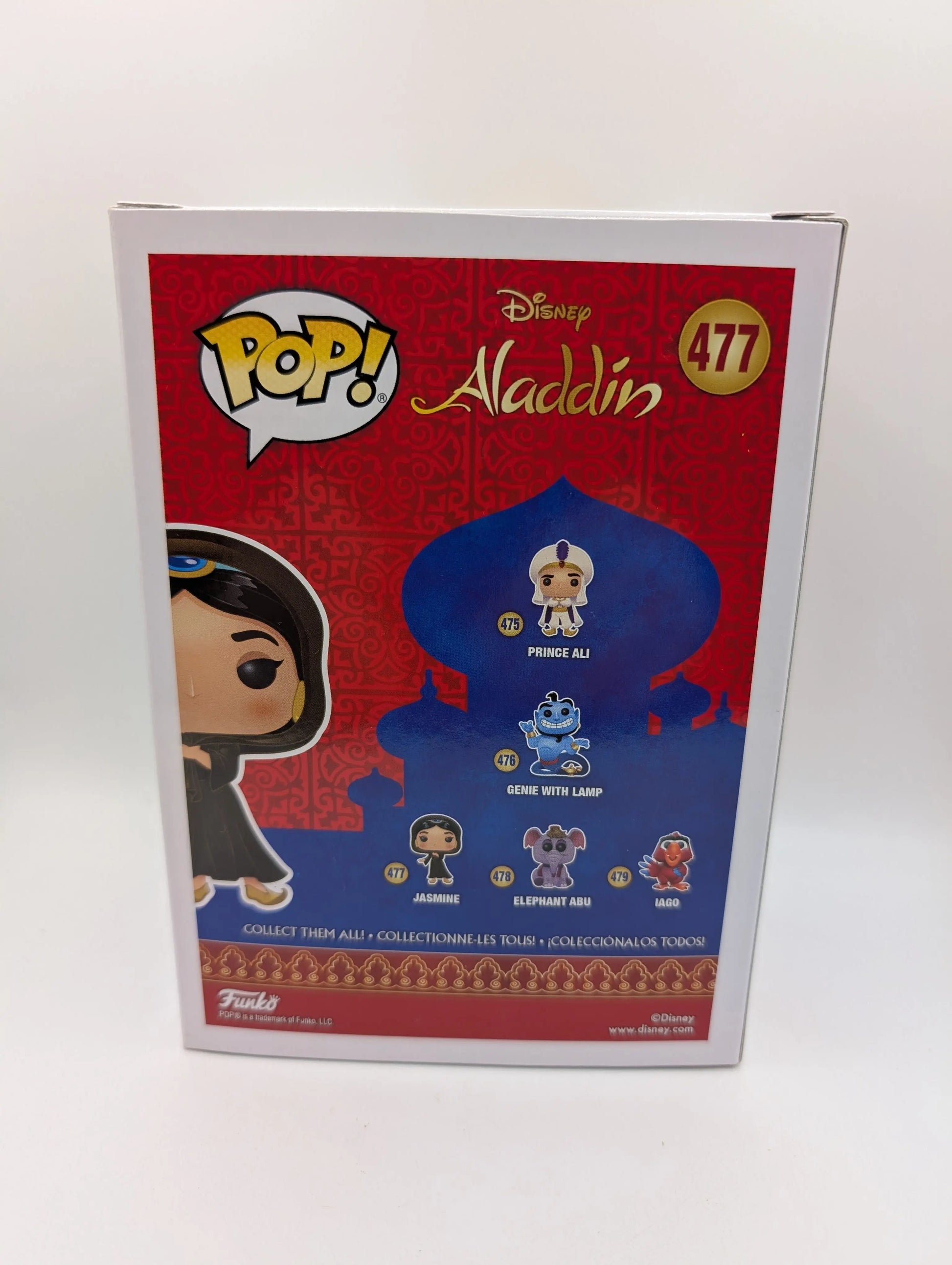 Jasmine - Funko Pop Vinyl - 477 - Aladdin - Disney FRENLY BRICKS - Open 7 Days