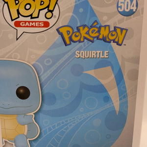 Funko Pop! Pokémon: #504 SQUIRTLE (Flocked) *VAULTED* FRENLY BRICKS - Open 7 Days