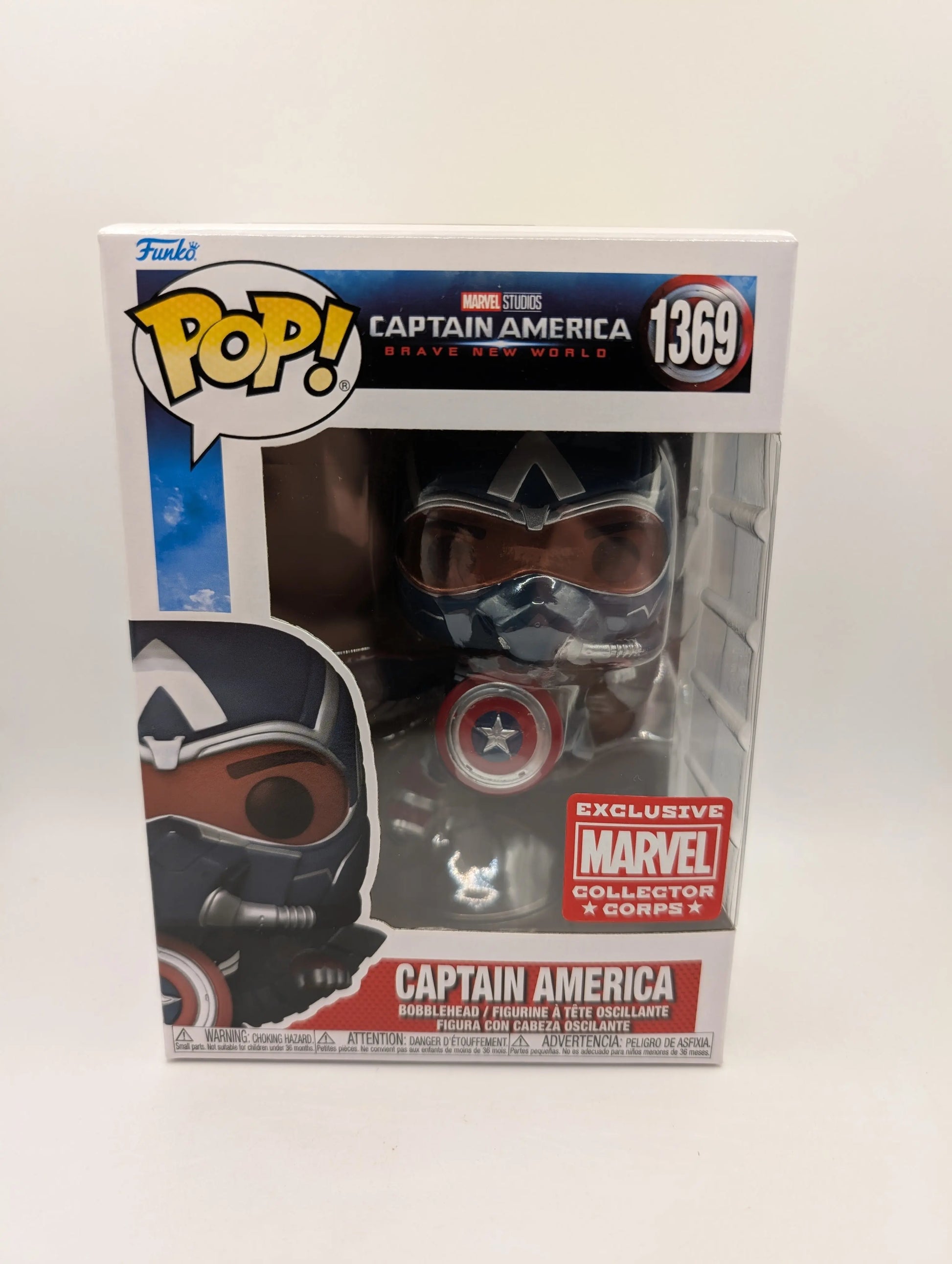 Funko Pop! Captain America Brave New World #1369 MCC Marvel Collector Corps FRENLY BRICKS - Open 7 Days