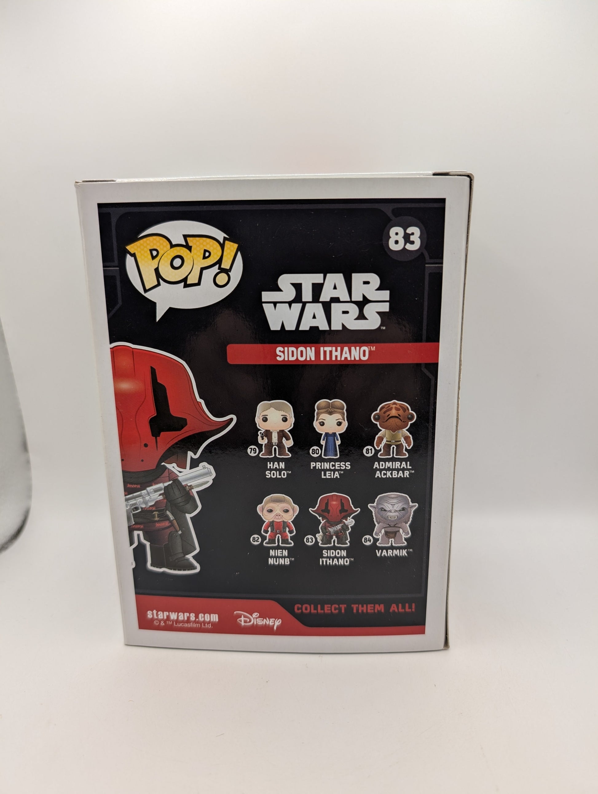 Star Wars Sidon Ithano #83 - Funko Pop Vinyl FRENLY BRICKS - Open 7 Days