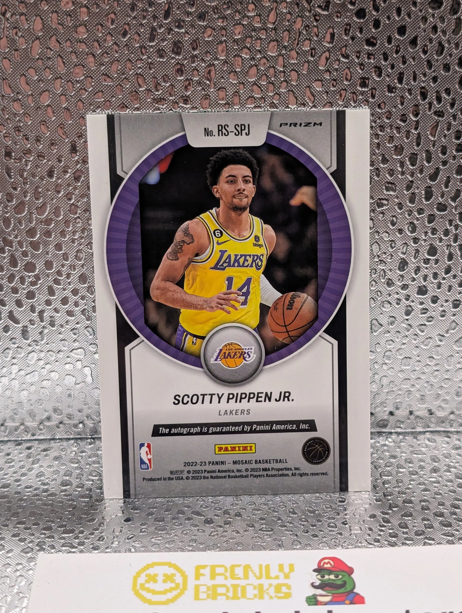 Scottie Pippen Prizm Scripts Auto Green Cracked Ice rs-spj FRENLY BRICKS - Open 7 Days