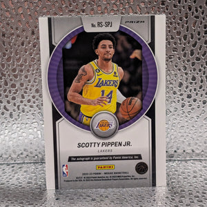 Scottie Pippen Prizm Scripts Auto Green Cracked Ice rs-spj FRENLY BRICKS - Open 7 Days