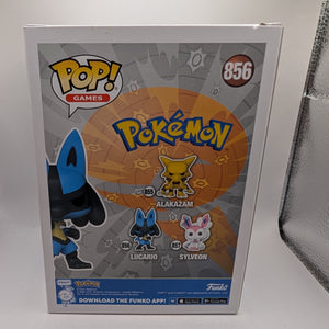 Funko POP! Games  - Pokémon - Lucario #856 FRENLY BRICKS - Open 7 Days