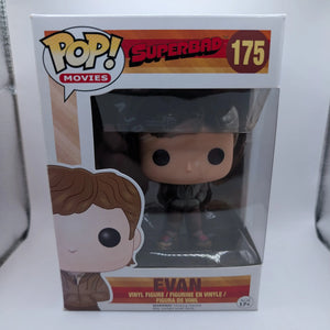 Superbad Evan Funko Pop Vinyl Movies #175 Vaulted Figure Played By Michael Cera FRENLY BRICKS - Open 7 Days