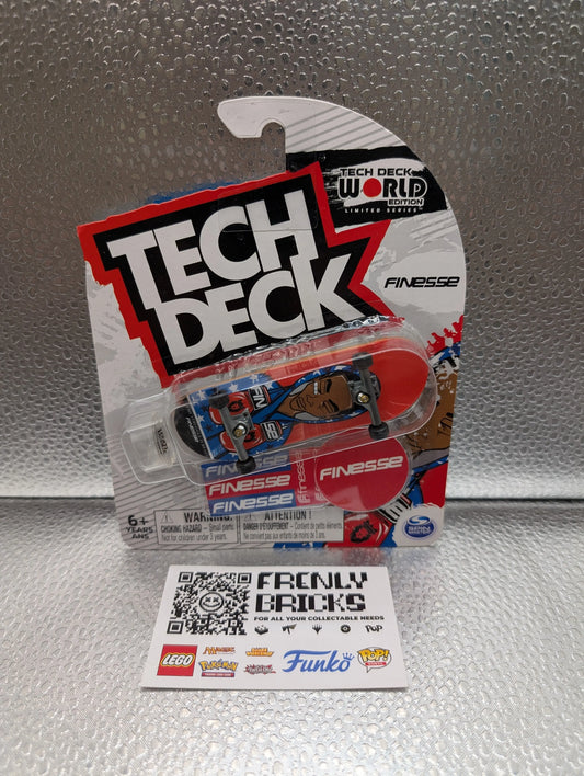 Tech Deck Finesse World Edition The Struggle is Real Fingerboard Skateboard FRENLY BRICKS - Open 7 Days