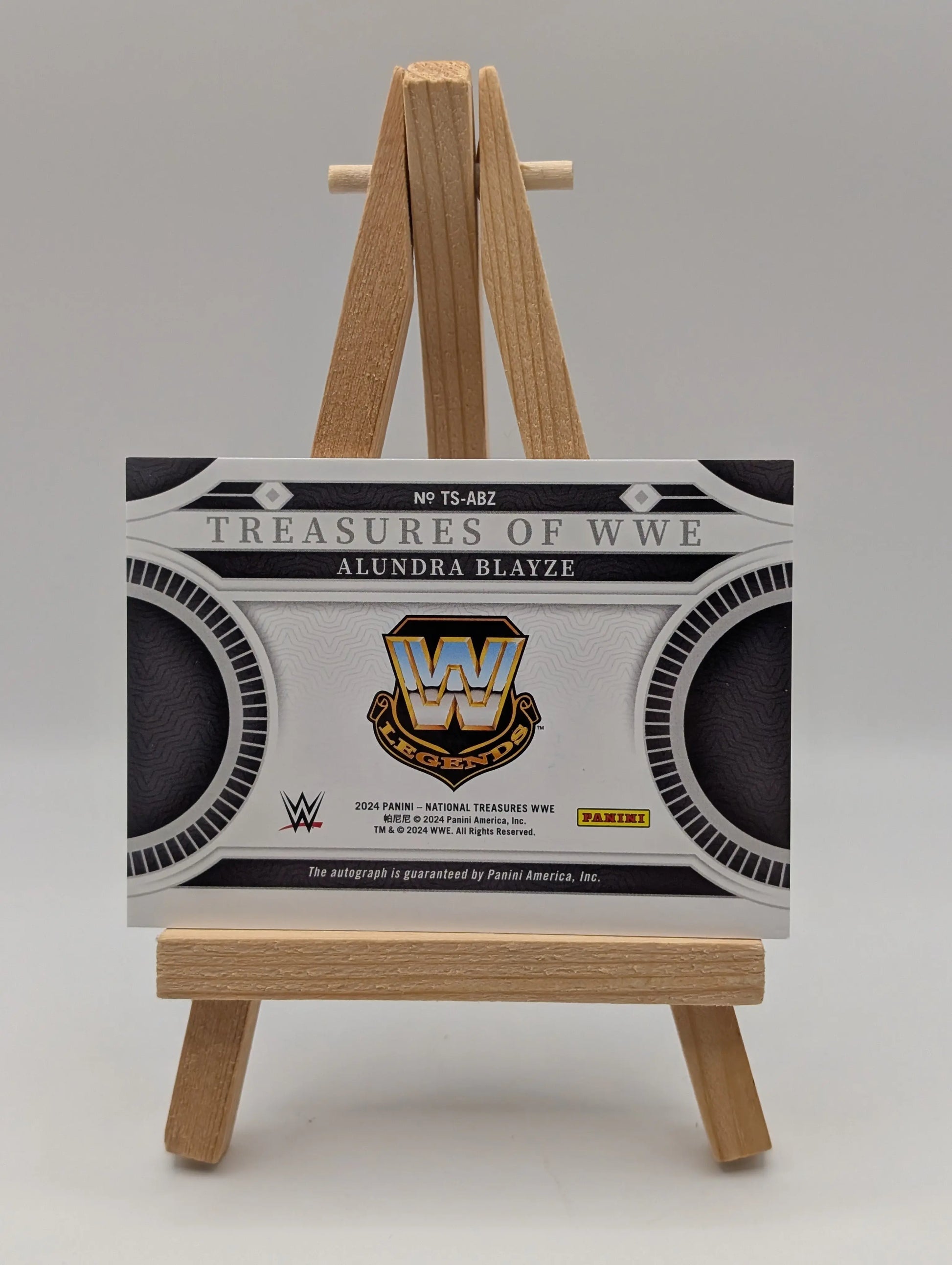 2024 National Treasures WWE Treasures of WWE Auto Holo Alundra Blayze /75 FRENLY BRICKS - Open 7 Days