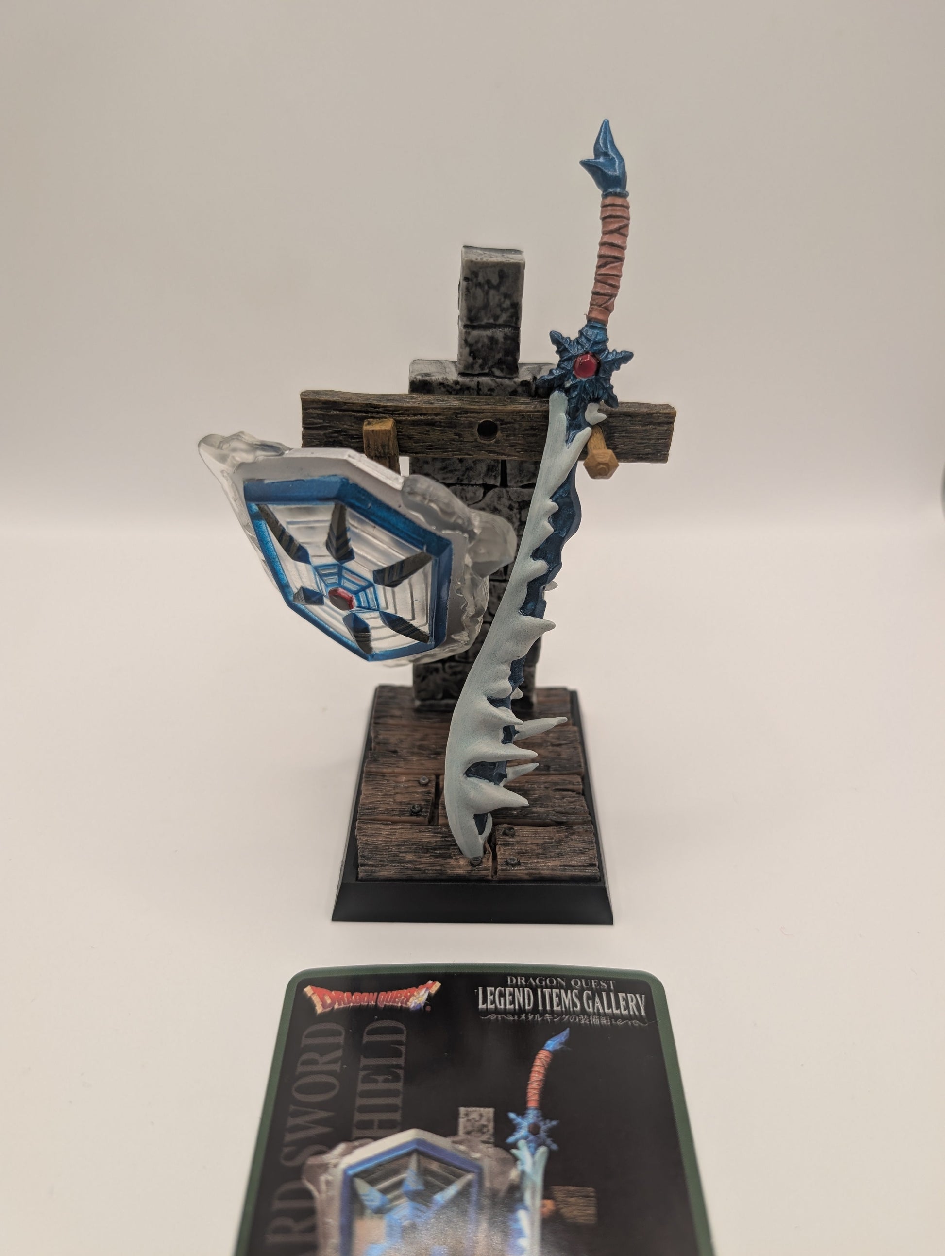 Legendary Items Gallery: Blizzard Sword / Ice Shield DRAGON QUEST FRENLY BRICKS - Open 7 Days