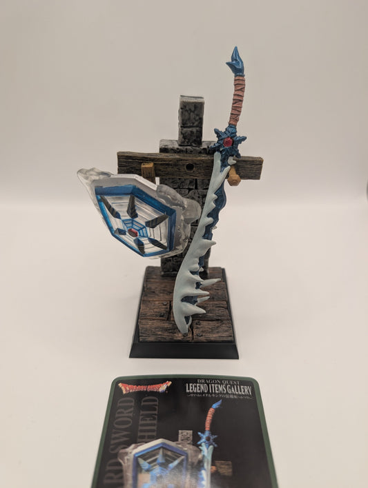 Legendary Items Gallery: Blizzard Sword / Ice Shield DRAGON QUEST FRENLY BRICKS - Open 7 Days