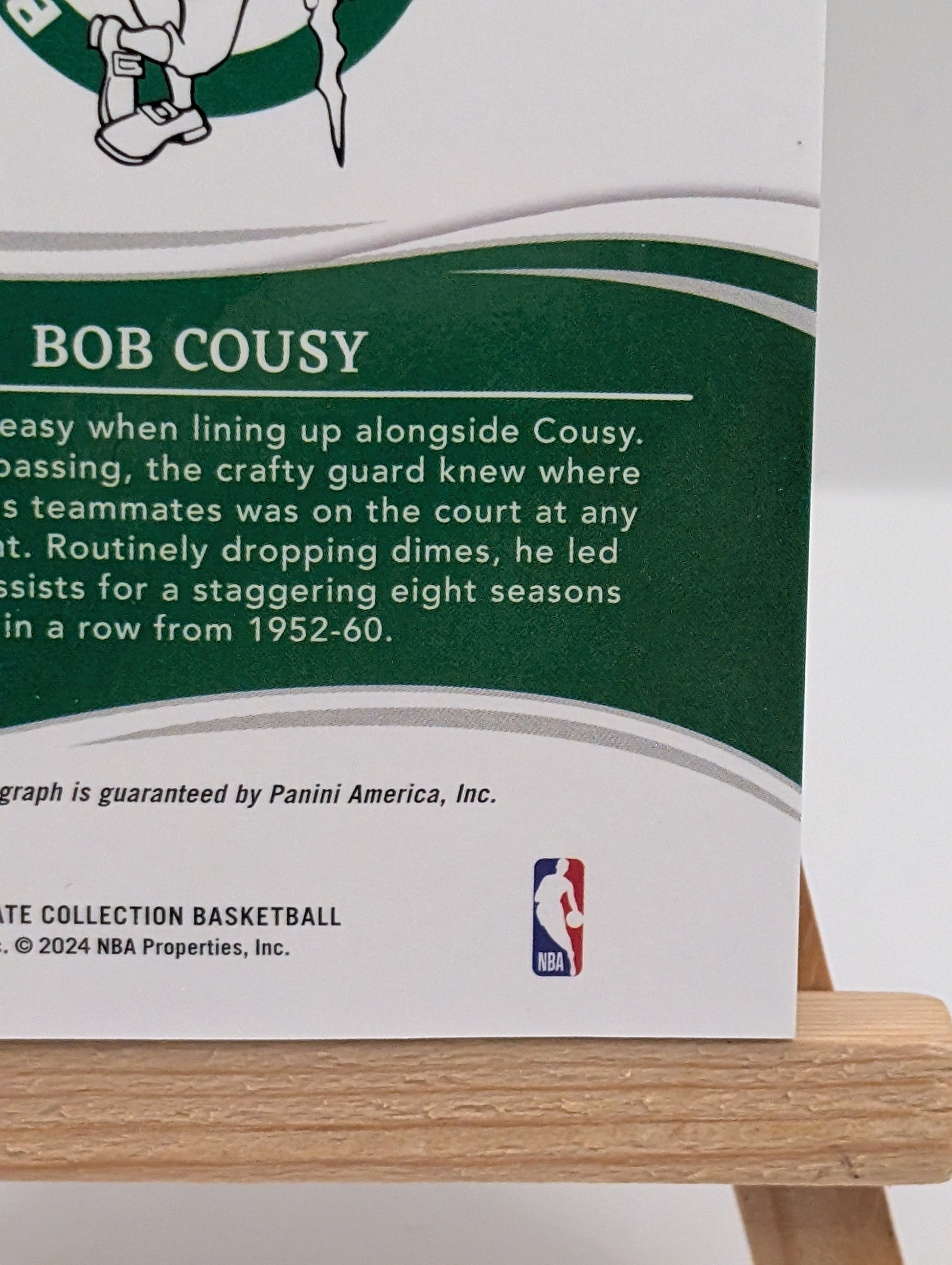 2023-24 Panini Immaculate Bob Cousy Heralded Signatures Auto #/35 Celtics FRENLY BRICKS - Open 7 Days
