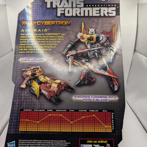 Transformers AIR RAID Generations Fall Of Cybertron Deluxe Class Figure in Box FRENLY BRICKS - Open 7 Days