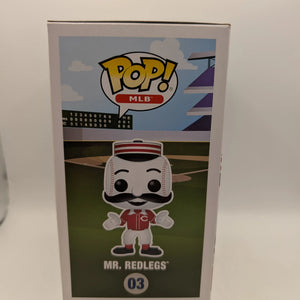 Mr. Redlegs 03 ~ MLB: Cincinnati Reds ~ Funko Pop Vinyl BASEBALL FRENLY BRICKS - Open 7 Days