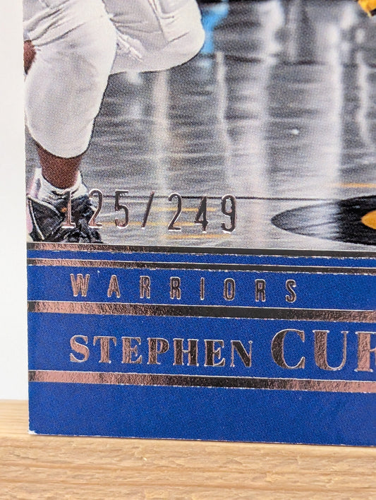 Stephen Curry SILVER FOIL #/249 CARD JERSEY #30 Warriors 2022 Plates and Patches FRENLY BRICKS - Open 7 Days