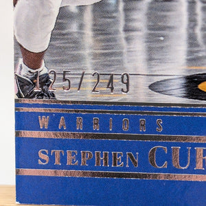 Stephen Curry SILVER FOIL #/249 CARD JERSEY #30 Warriors 2022 Plates and Patches FRENLY BRICKS - Open 7 Days