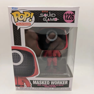 Funko Pop! Vinyl - Squid Game - Red Soldier (Circle Mask) Masked Worker #1226 FRENLY BRICKS - Open 7 Days