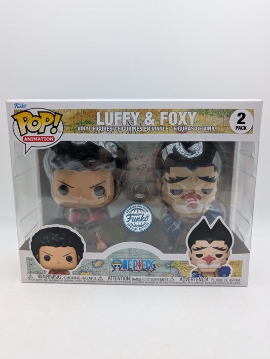 Funko POP! Anime One Piece Luffy & Foxy Figure 2-Pack