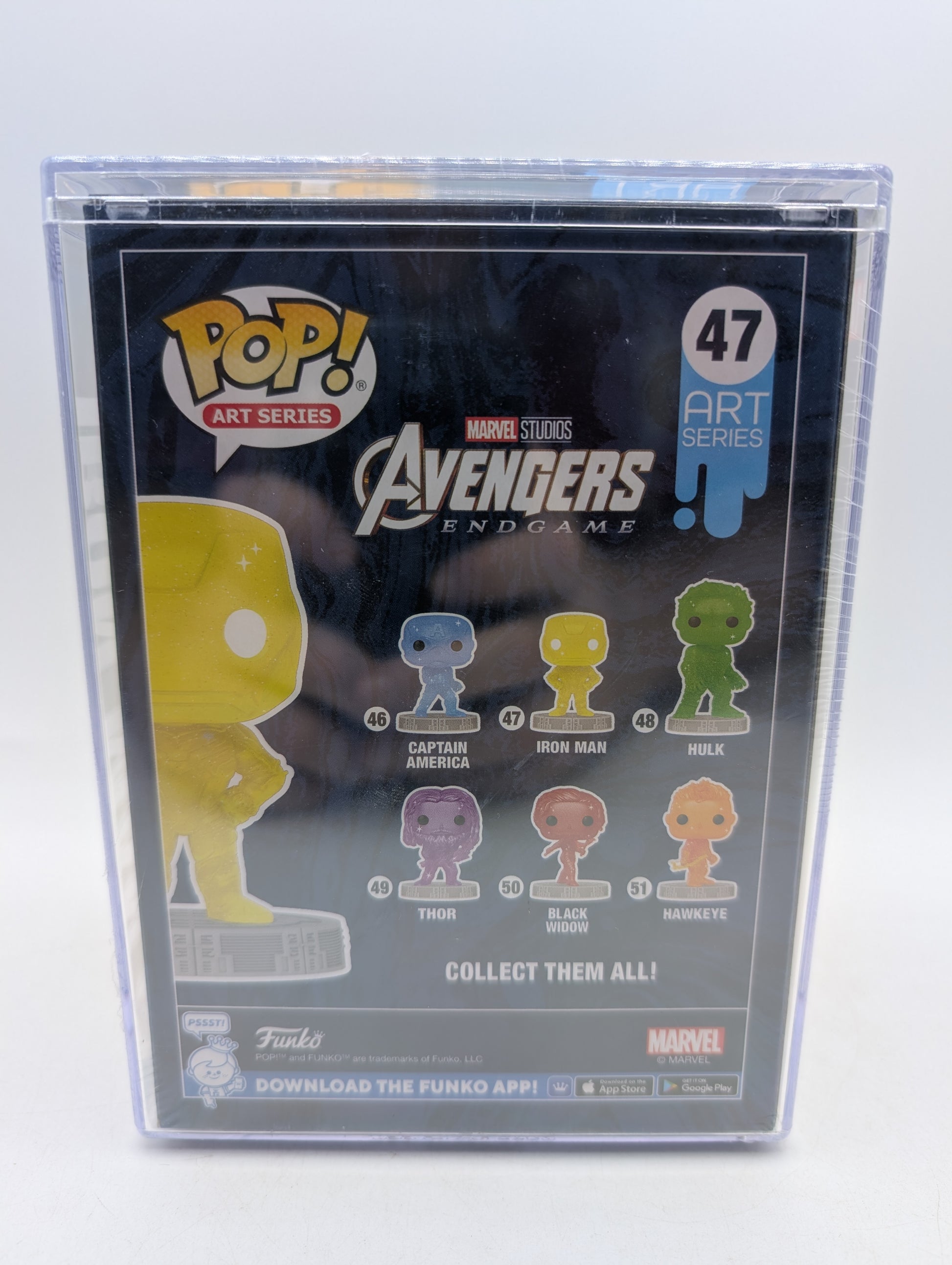 Funko 2021 Pop! Art Series #47 Iron Man Marvel Infinity Saga Sealed Protector image 5