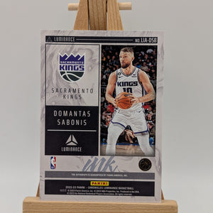 2022-23 DOMANTAS SABONIS /10 AUTO PANINI CHRONICLES LUMINANCE INK AUTOGRAPHS FRENLY BRICKS - Open 7 Days