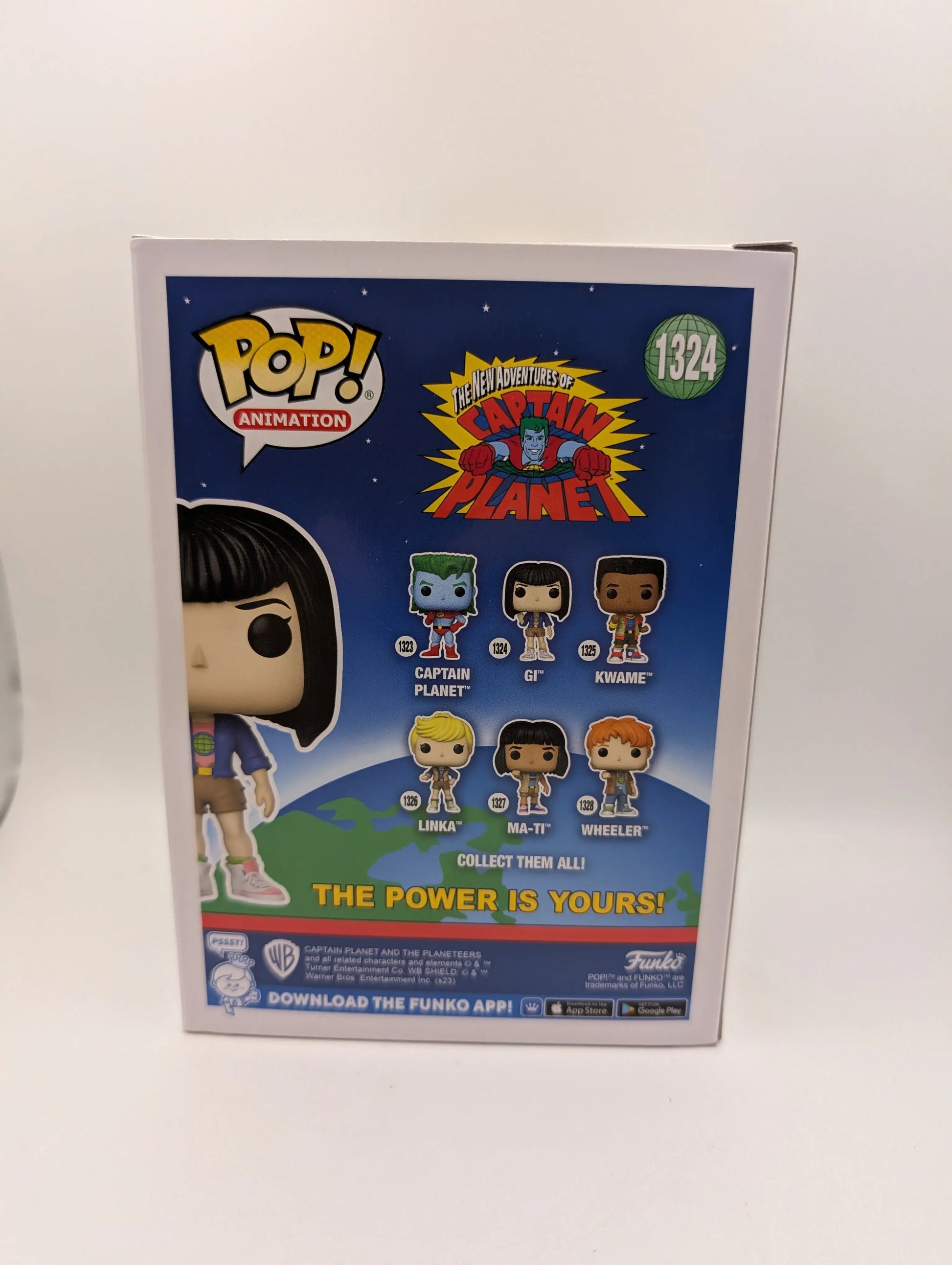 Animation Funko Pop - Gi - Captain Planet - No. 1324 FRENLY BRICKS - Open 7 Days