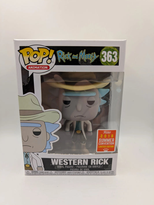 Funko Pop Rick and Morty - Western Rick #363 FRENLY BRICKS - Open 7 Days