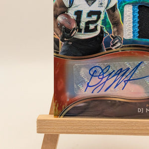 2020 Select DJ Moore Signature Patch Tie Dye Prizm Auto /25 FRENLY BRICKS - Open 7 Days