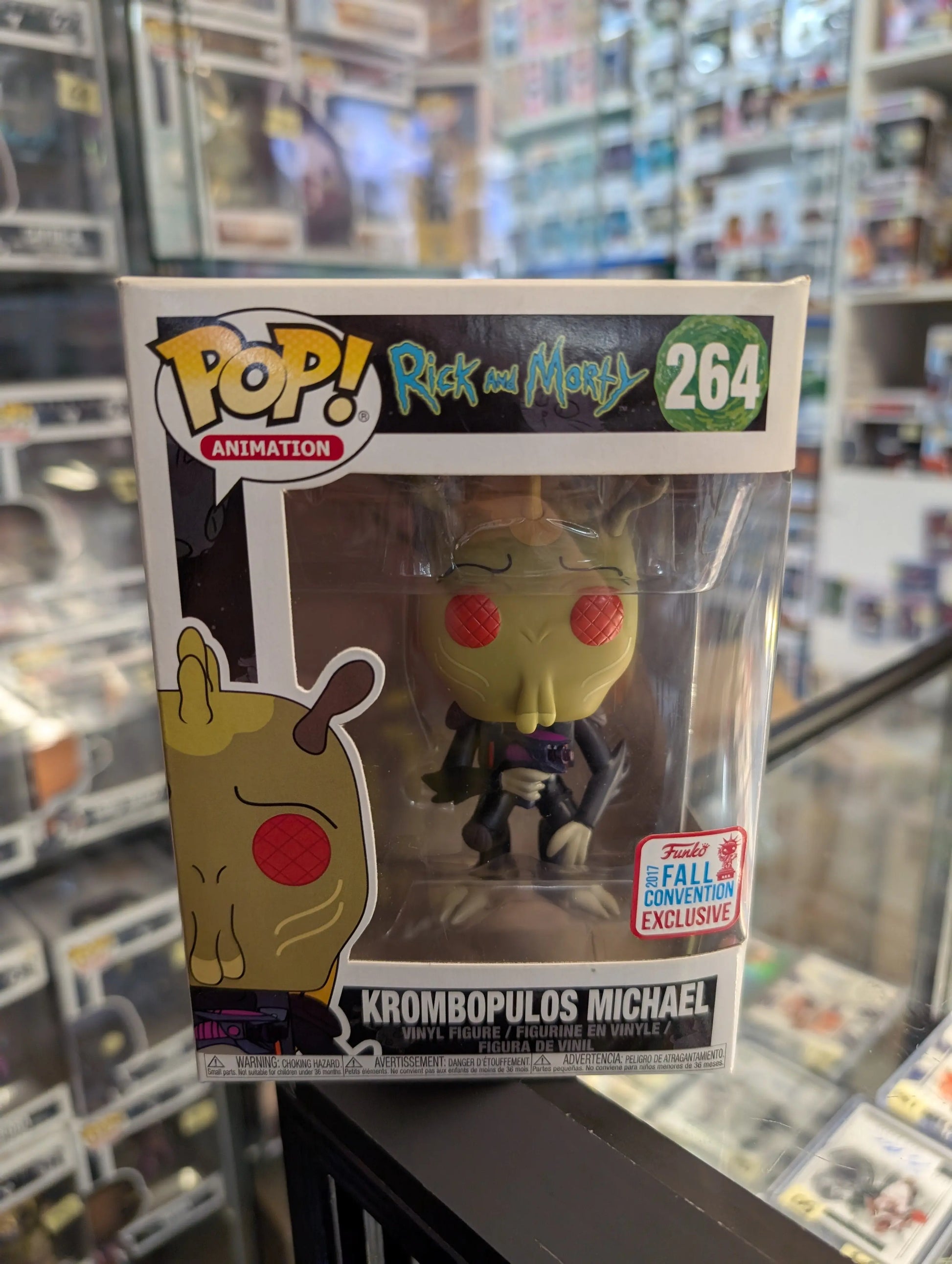 Krombopulos Michael 264 ~ Rick and Morty ~ Funko Pop Vinyl ~ Animation FRENLY BRICKS - Open 7 Days
