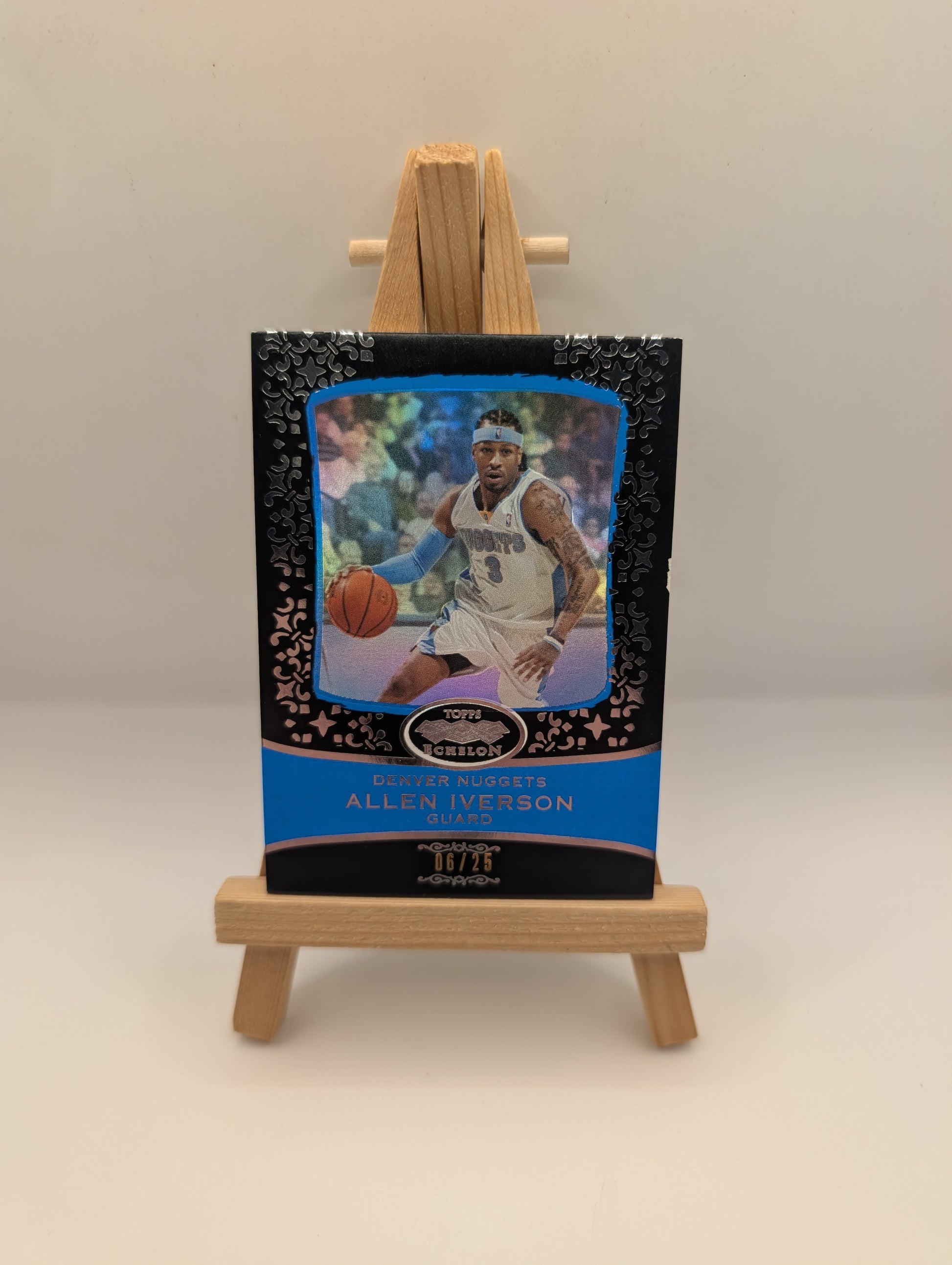 2007-08 Topps Allen Iverson Echelon Blue /25 FRENLY BRICKS - Open 7 Days