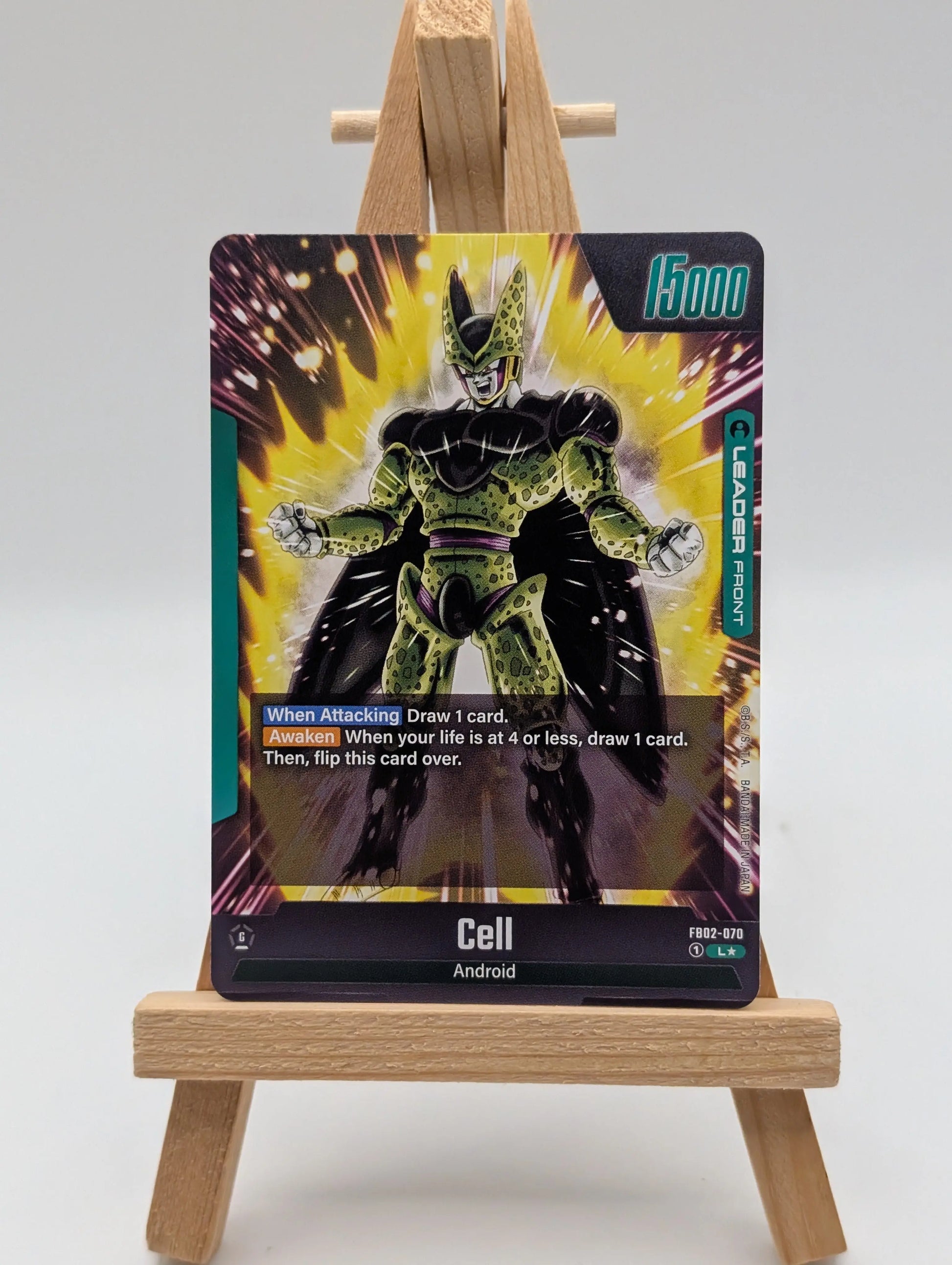 Cell Leader L	FB02-070 Alternate Art Dragon Ball Fusion World Card FRENLY BRICKS - Open 7 Days