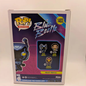 Blue Beetle - Blue Beetle #1403 CHASE Glow in the Dark Limited Edition Funko Pop FRENLY BRICKS - Open 7 Days