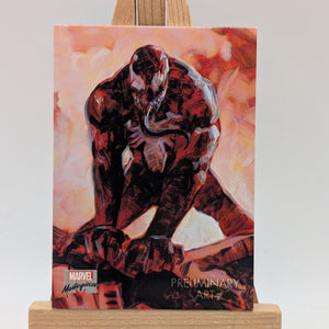 2020 Upper Deck Marvel Masterpieces Level 1 Preliminary Art Venom #18 cj4 FRENLY BRICKS - Open 7 Days