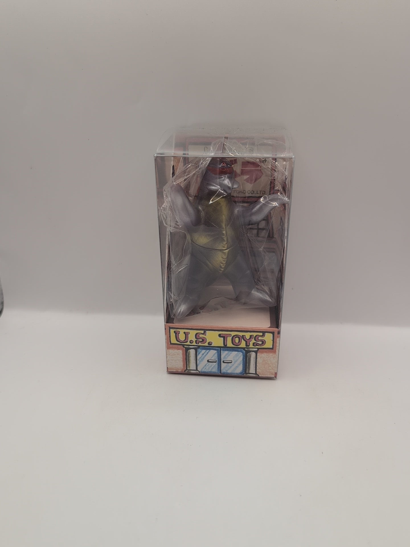2025 US Toys Building Box Gigan RED MINT in box soft vinyl sofubi. Godzilla FRENLY BRICKS - Open 7 Days