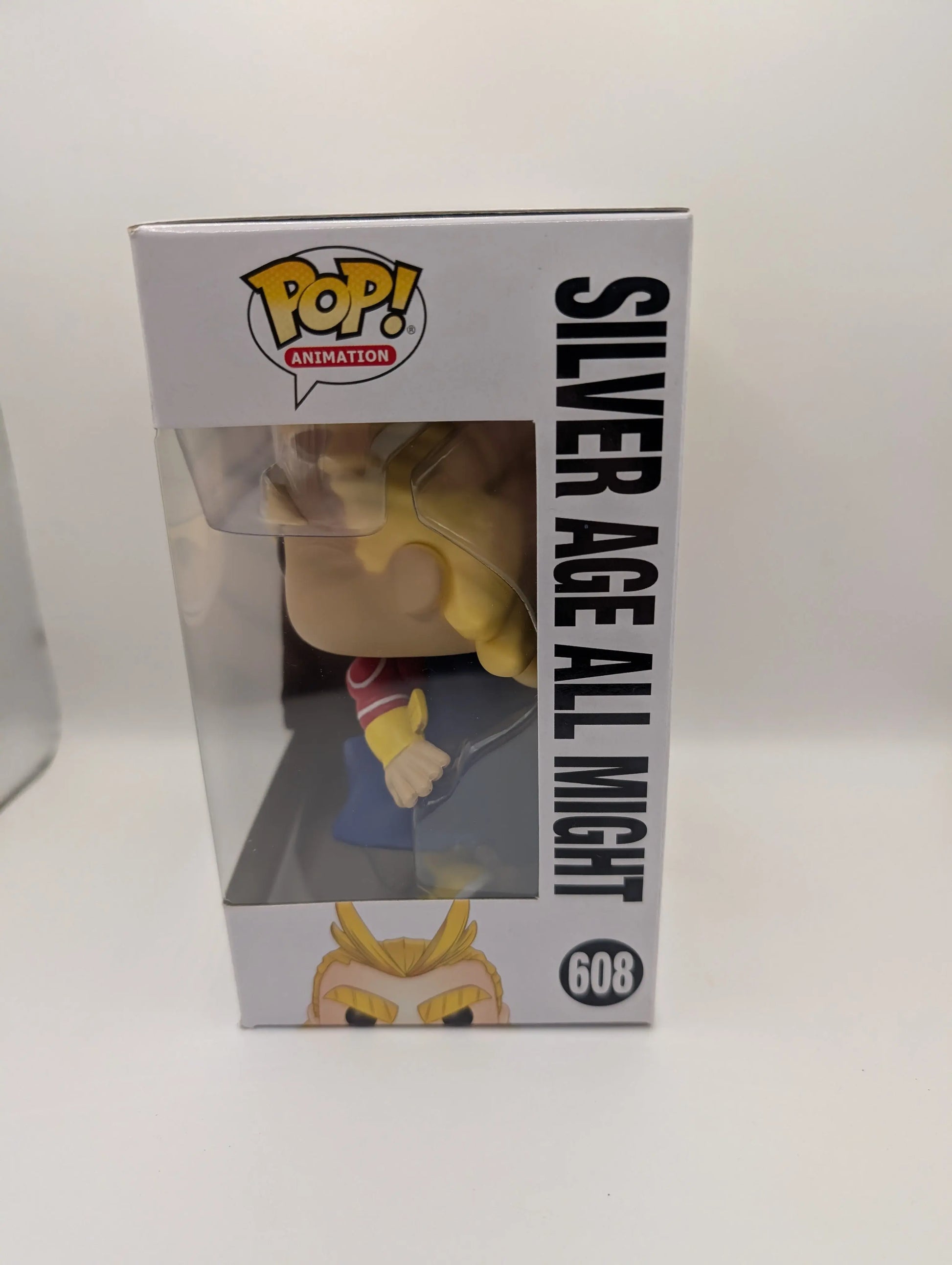 Funko Pop Silver Age All Might 608 My Hero Academia Vinyl Figure FRENLY BRICKS - Open 7 Days