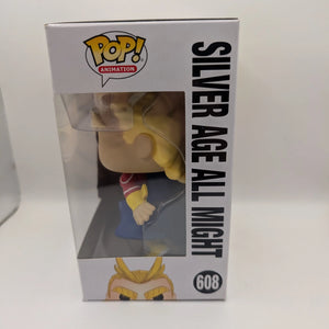 Funko Pop Silver Age All Might 608 My Hero Academia Vinyl Figure FRENLY BRICKS - Open 7 Days