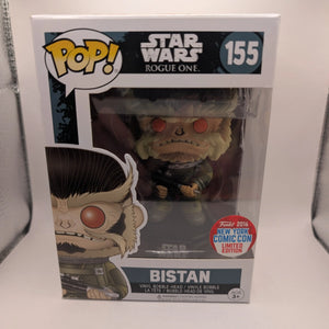 Star Wars Funko Pop - Bistan - Rogue One - No. 155 - NYCC FRENLY BRICKS - Open 7 Days