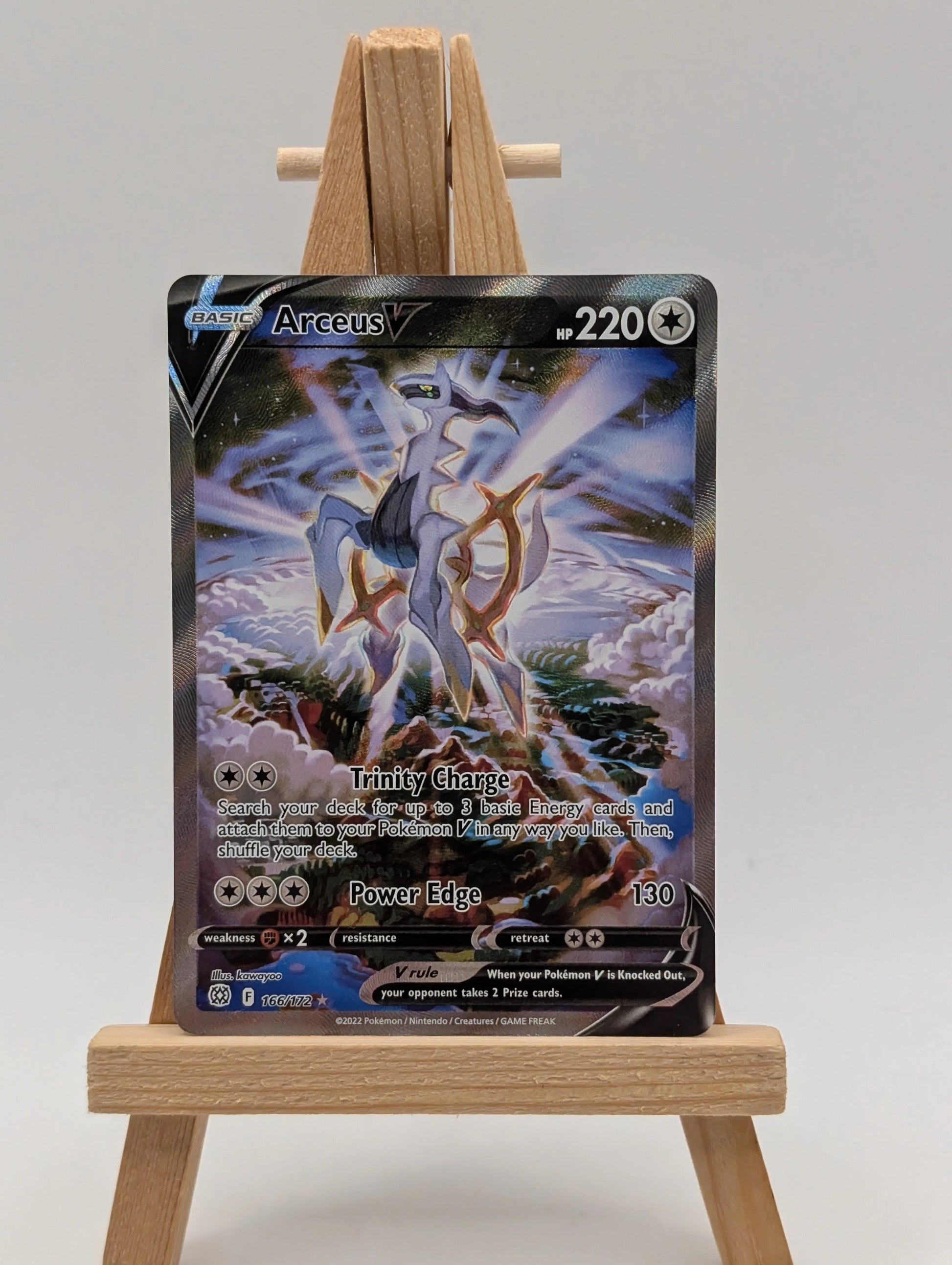 Arceus V 166/172 [Brilliant Stars] Alternate Art Pokemon FRENLY BRICKS - Open 7 Days