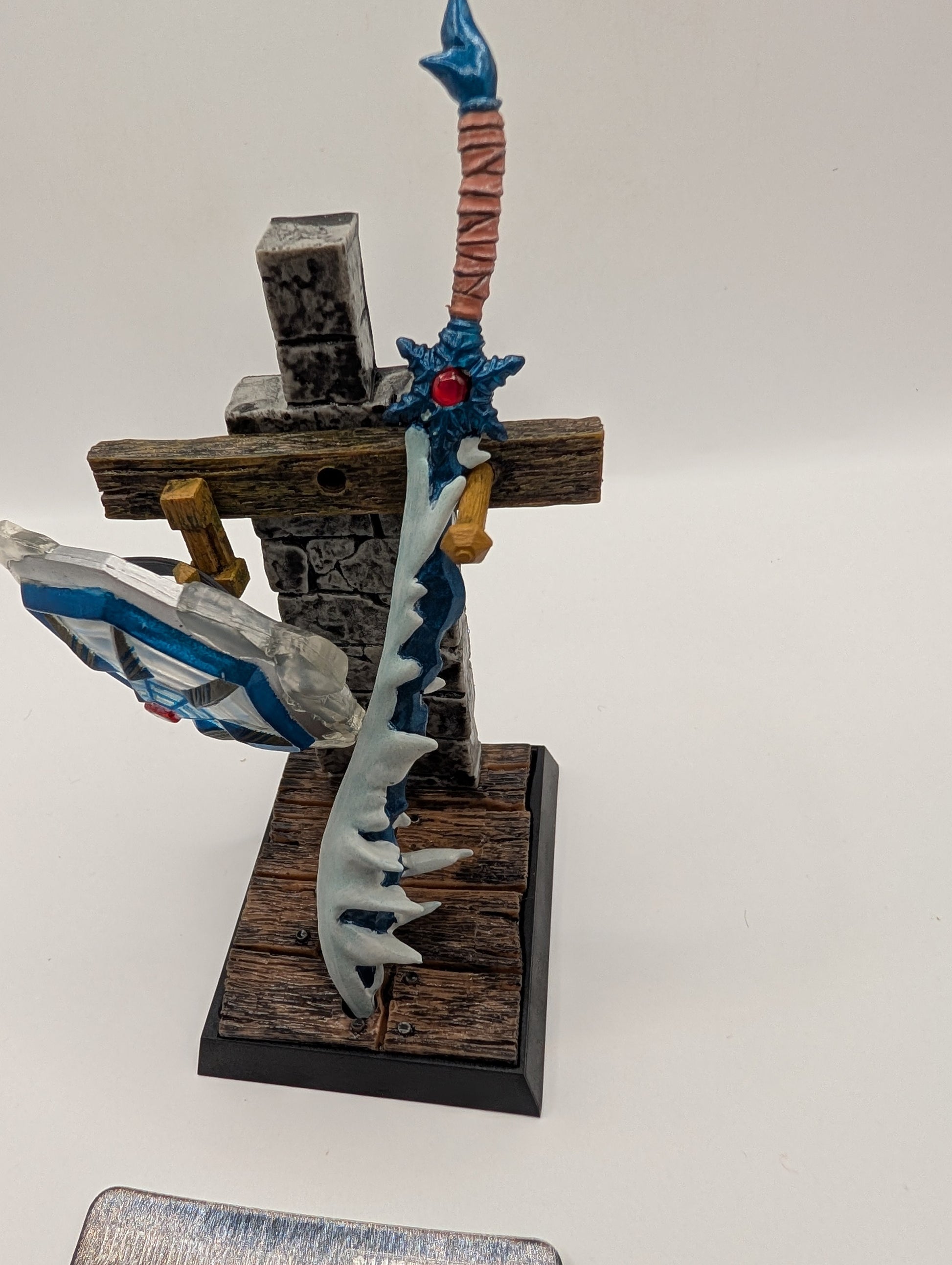 Legendary Items Gallery: Blizzard Sword / Ice Shield DRAGON QUEST FRENLY BRICKS - Open 7 Days